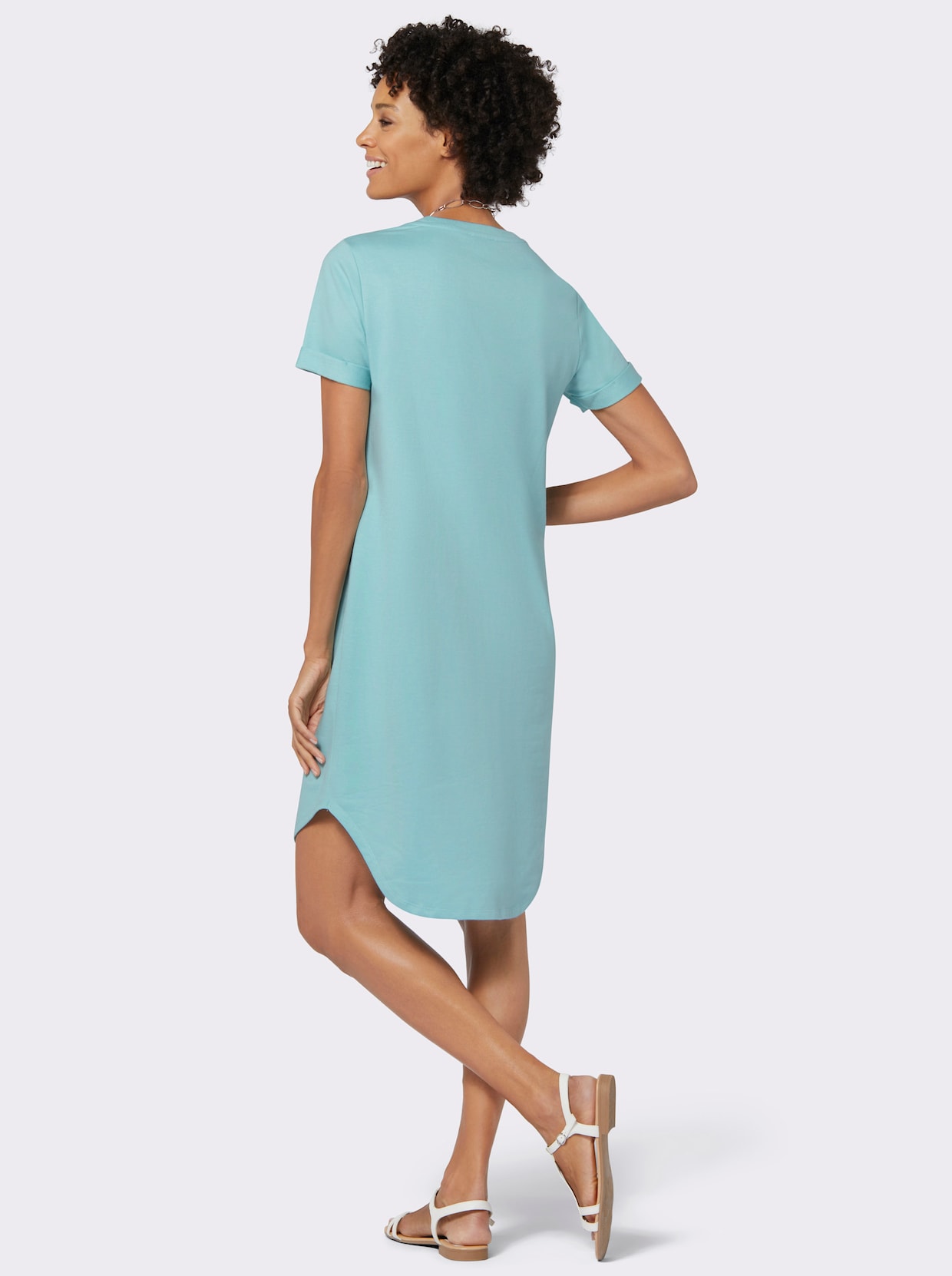 Jersey jurk - mint