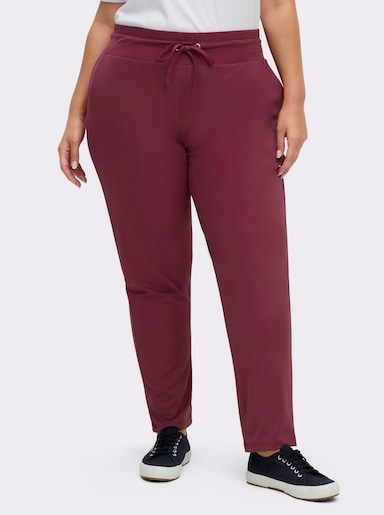 Schlupfhose in Stretch-Qualität - bordeaux
