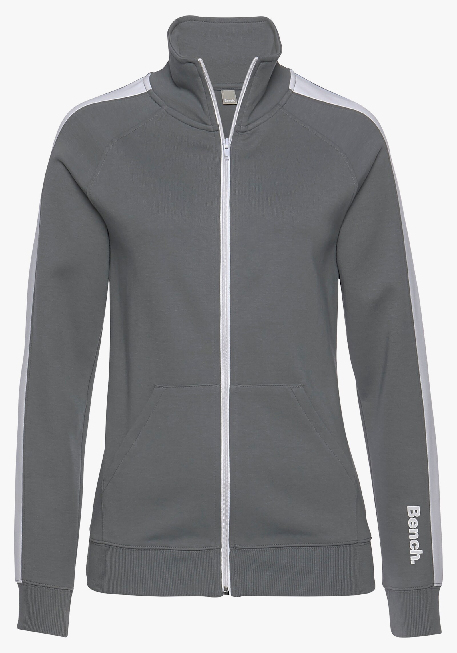 Bench. Loungewear Sweatjacke - stone-weiß