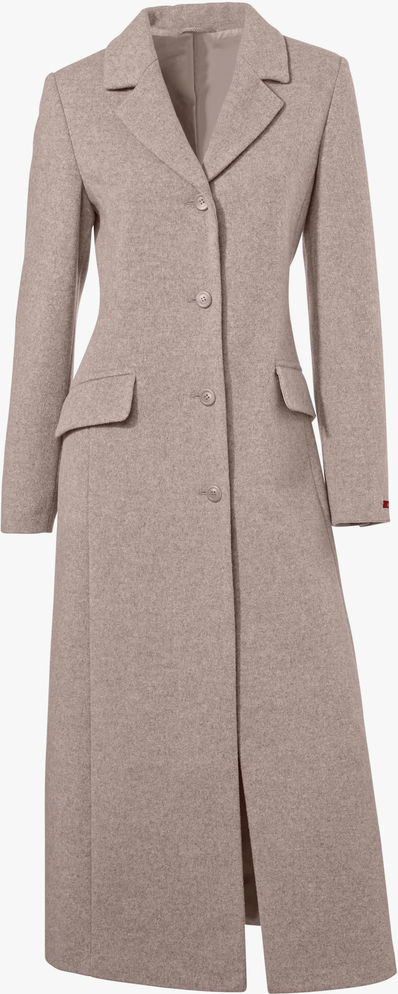 heine Mantel in Longform - beige-melange