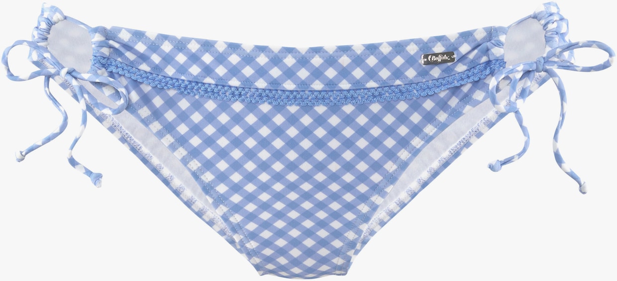 Buffalo Bikini-Hose - hellblau-kariert