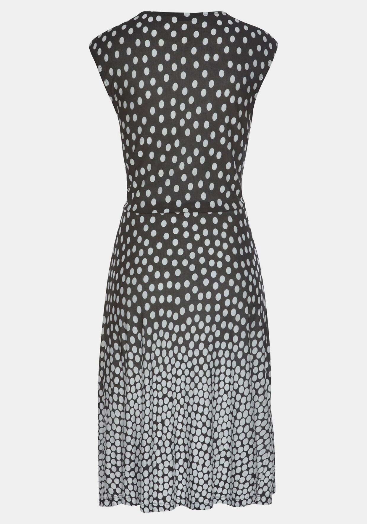 LASCANA Jersey jurk - zwart/wit geprint