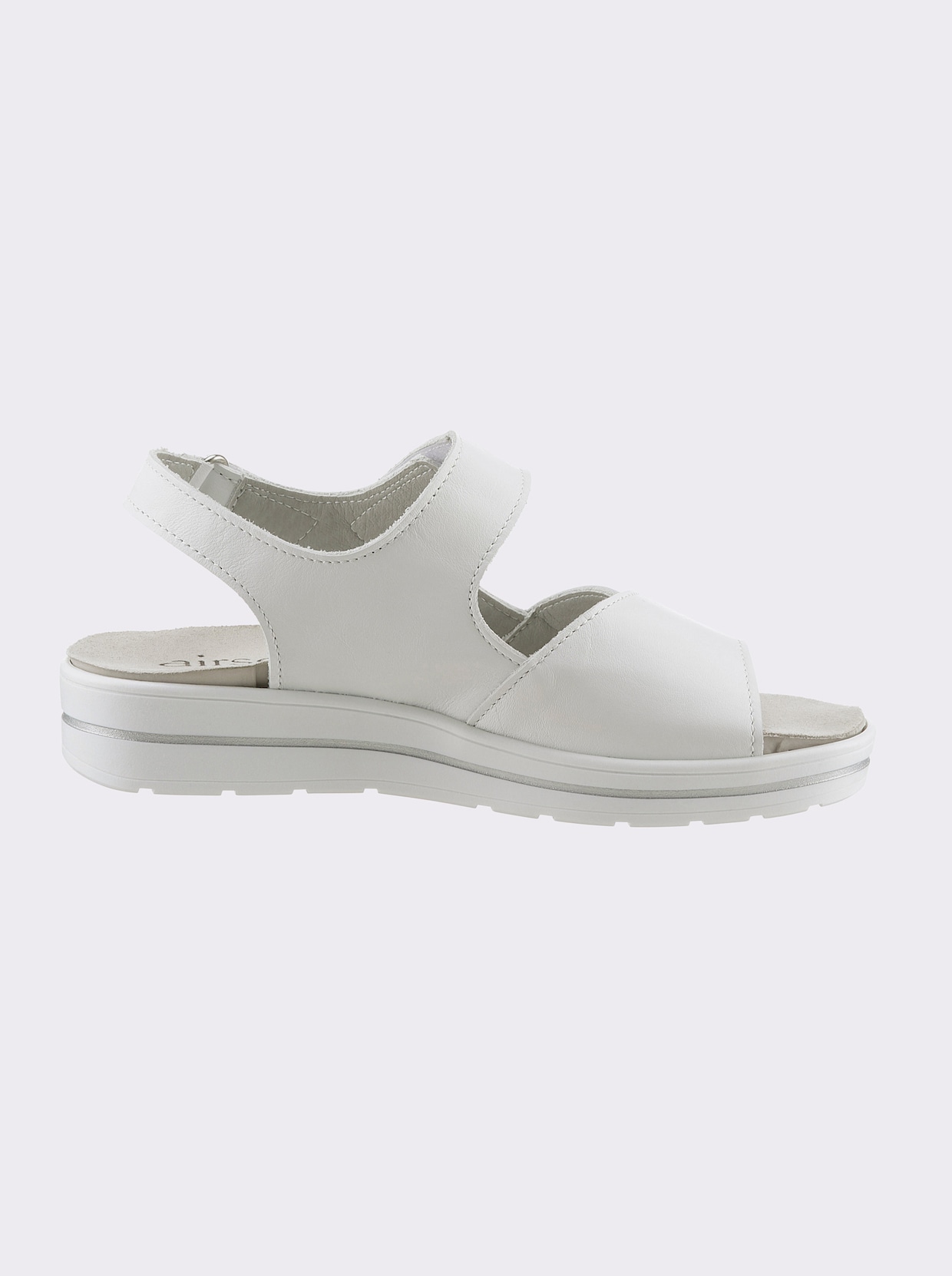 airsoft comfort+ Sandalette - weiss