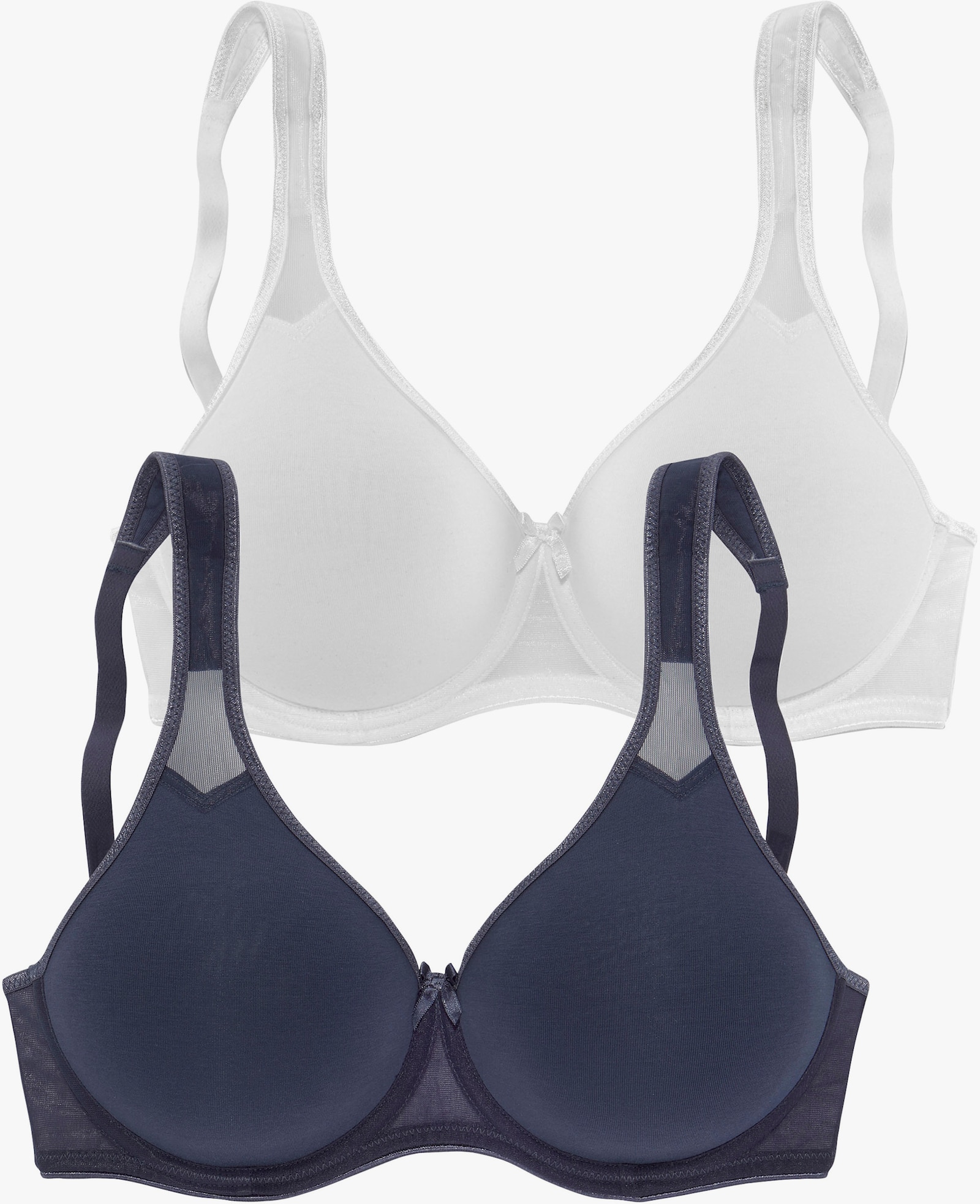 petite fleur T-shirtbeha - marine en wit