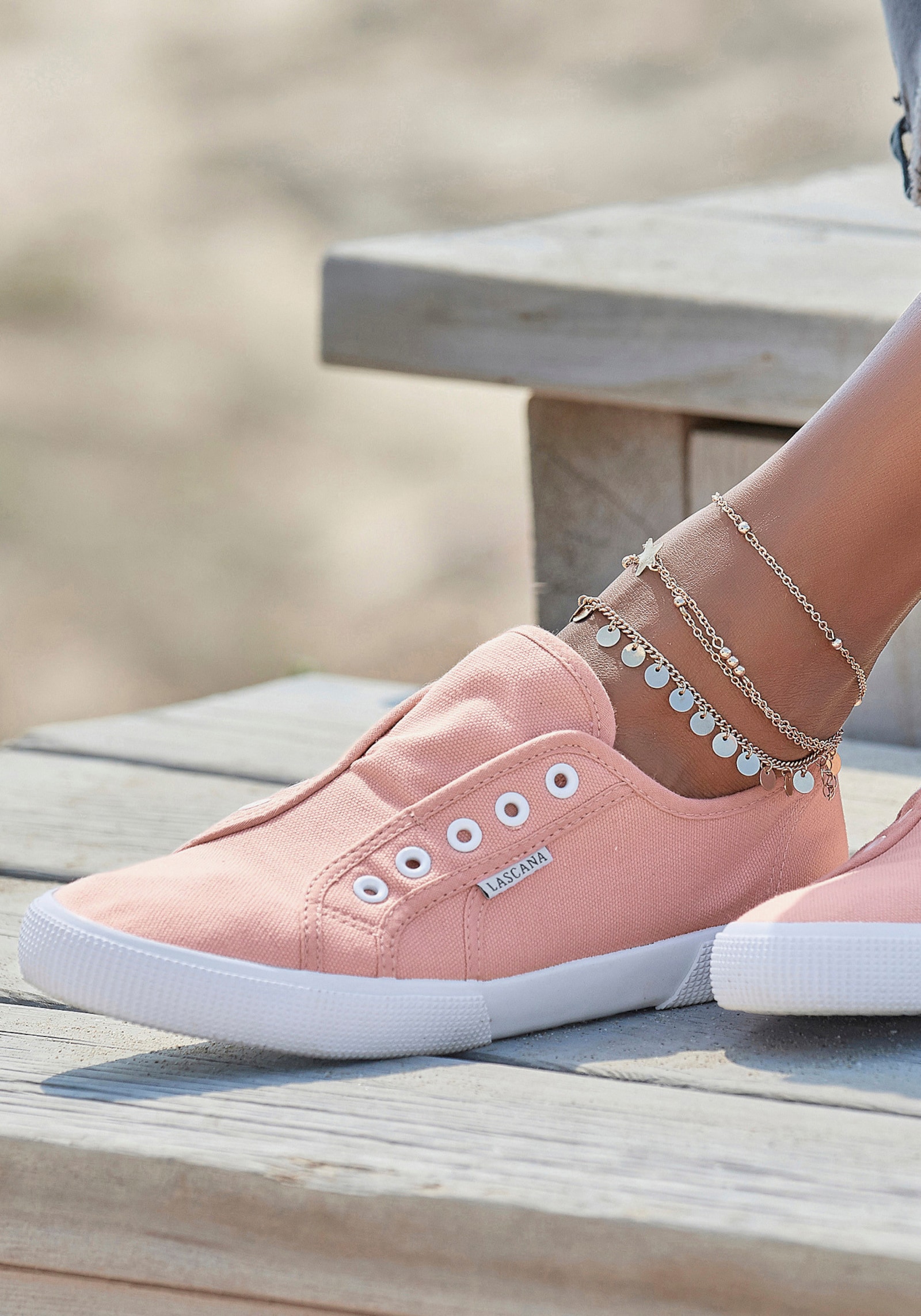 LASCANA Sneaker - rosé