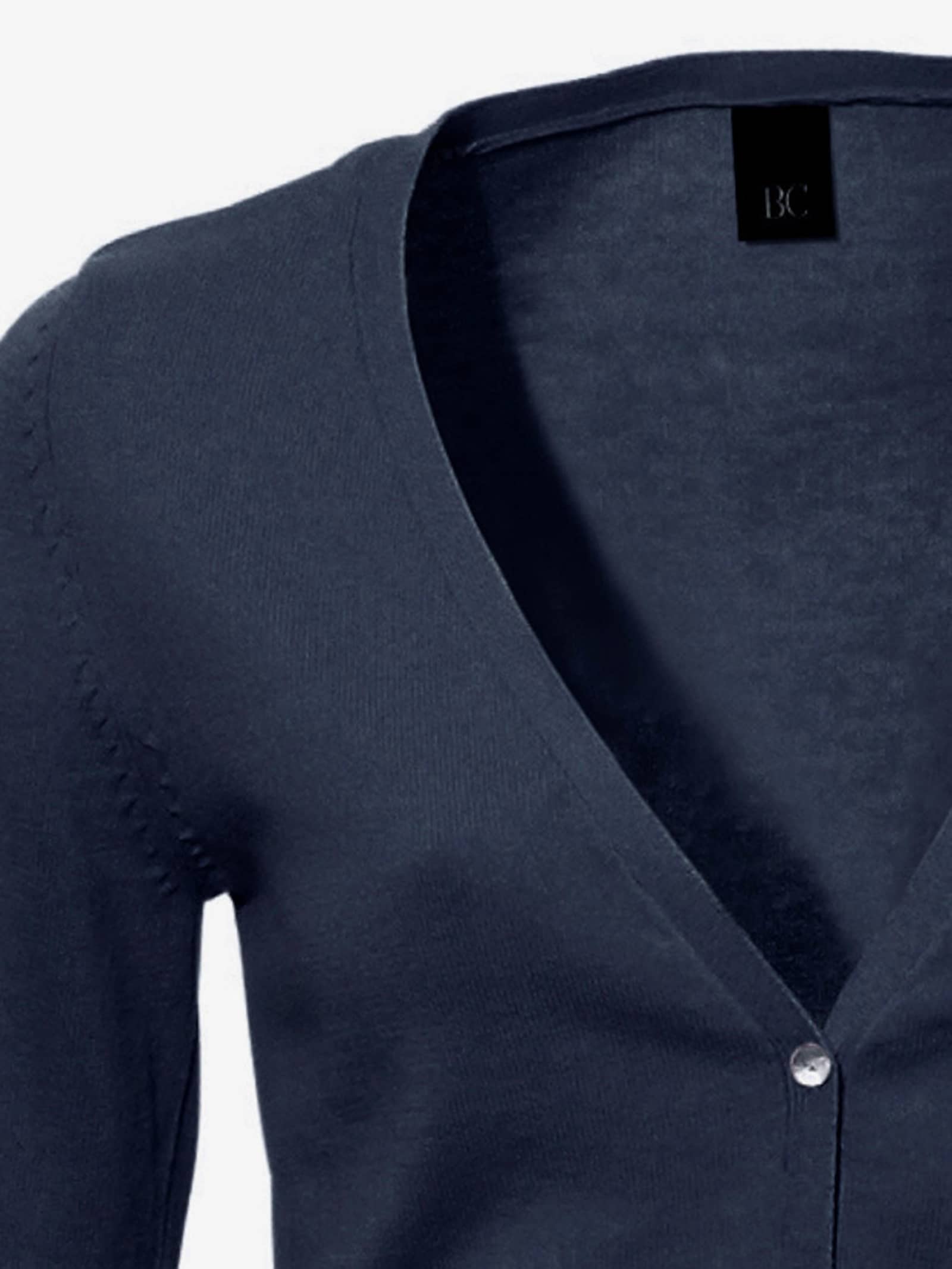 heine Feinstrickjacke im Cardigan-Style - marine