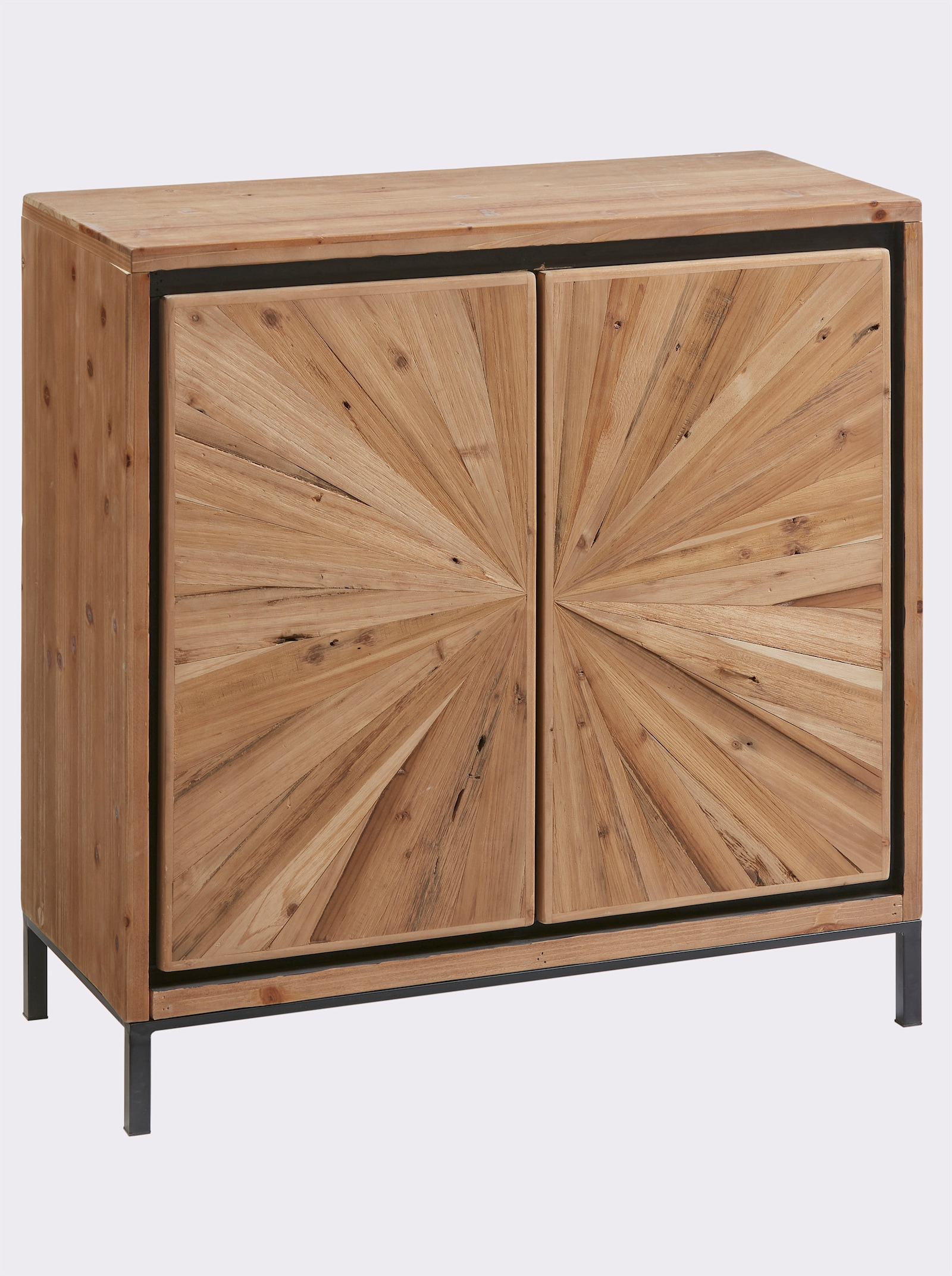 heine home Kommode - natur-schwarz