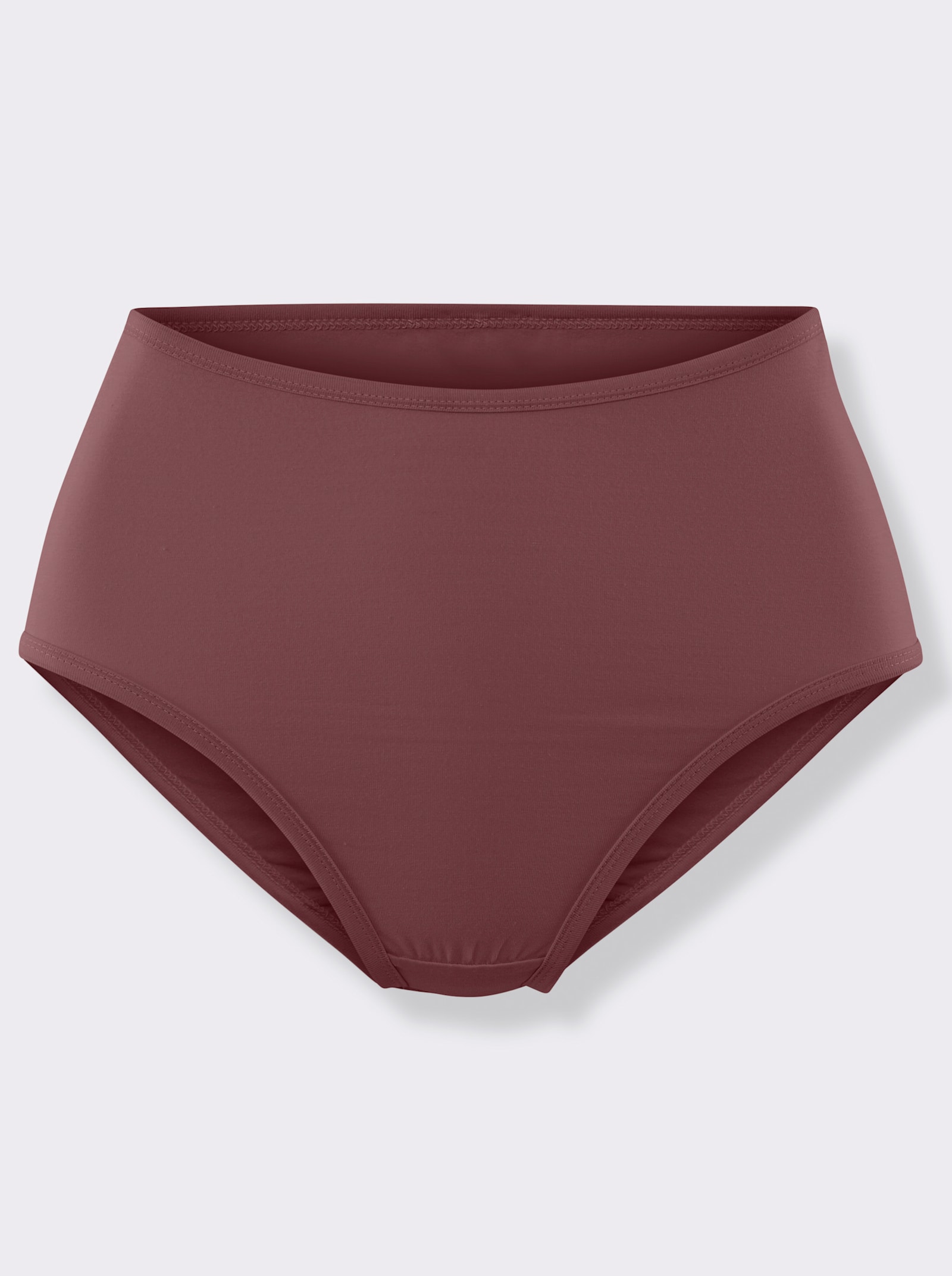 wäschepur Taillenslip mit elastischen Beinabschlüssen - bleu + marine + bordeaux