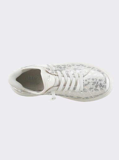 Jana Sneaker - weiß-gemustert