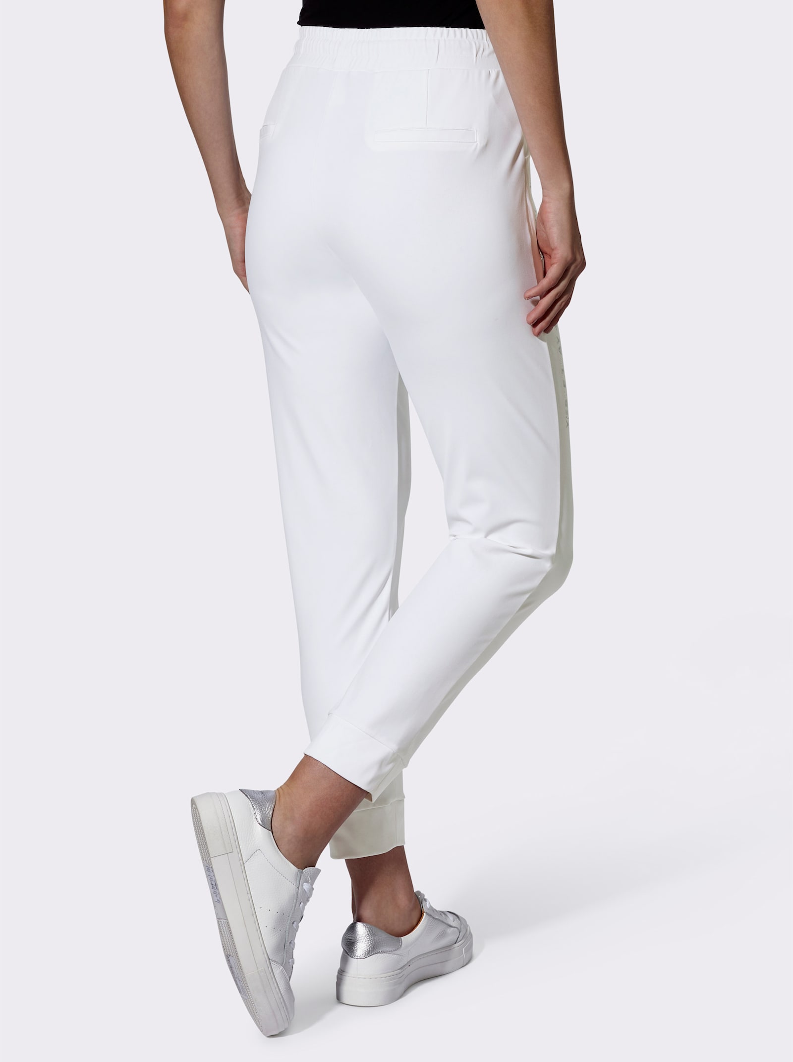 heine Jerseyhose mit Zippertasche - ecru