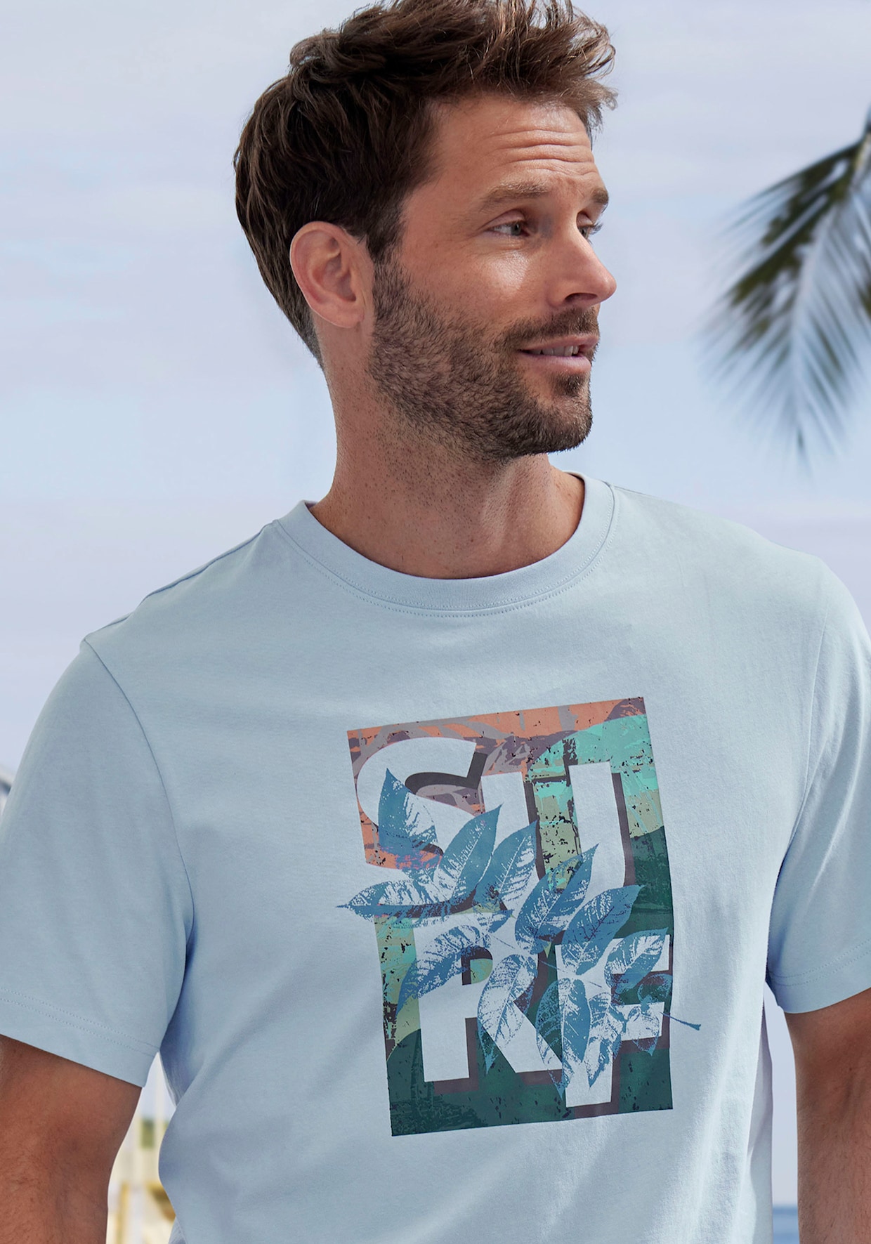 T-shirt - lichtblauw