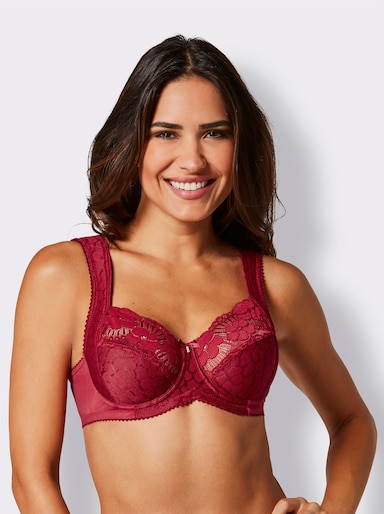 Miss Mary Entlastungs-BH mit Bügel und Stütze - rot