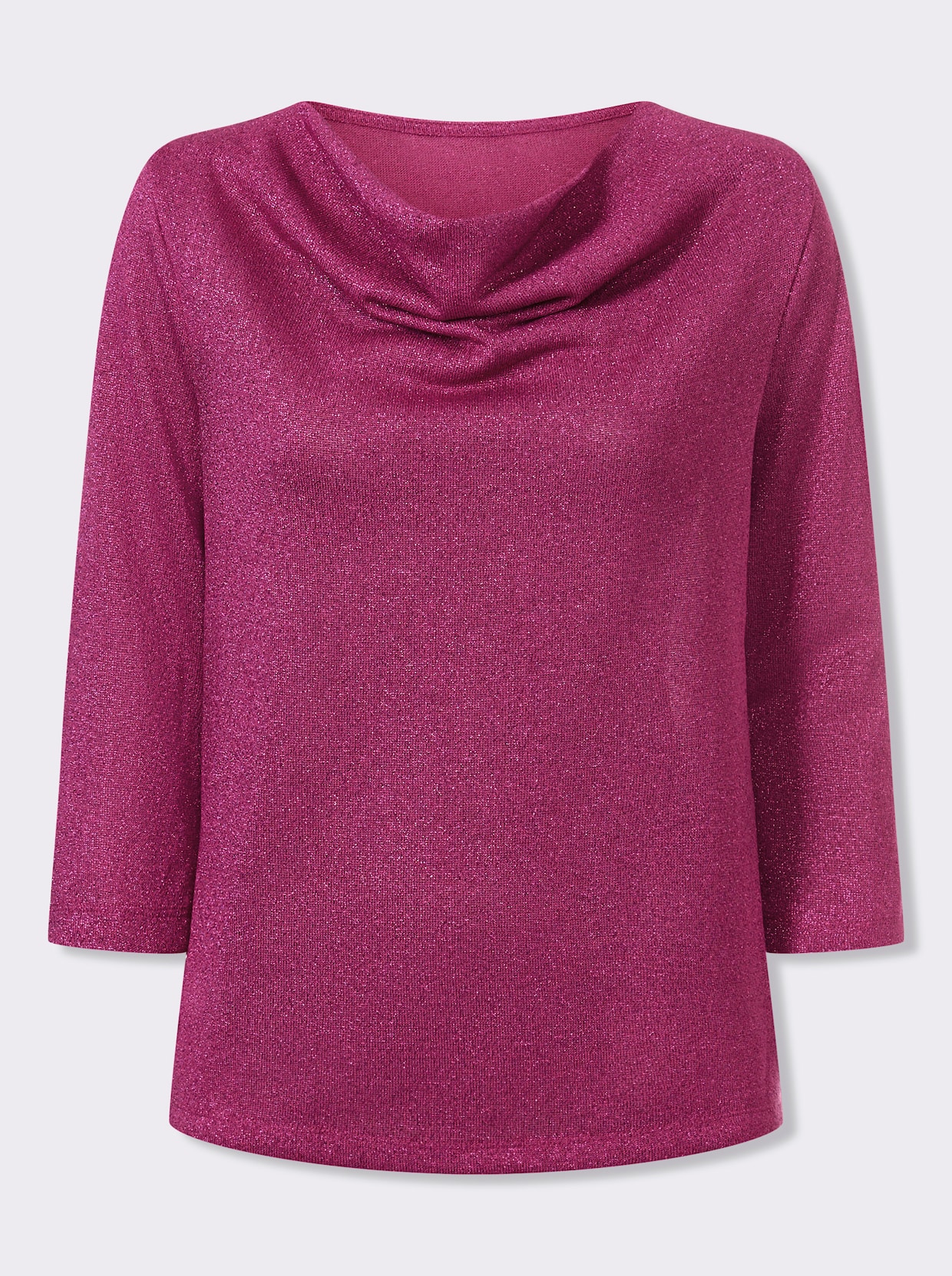 Wasserfallshirt - magenta