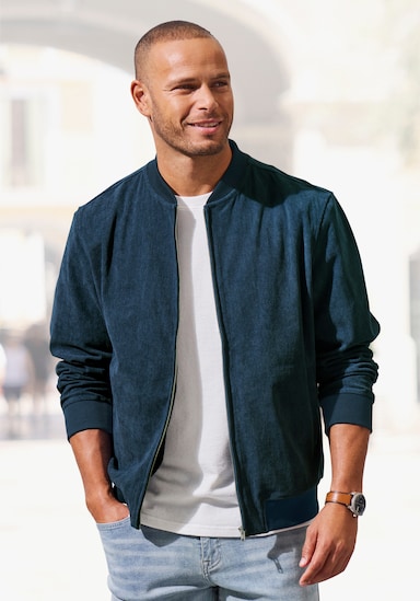 H.I.S Cordjacke - blau