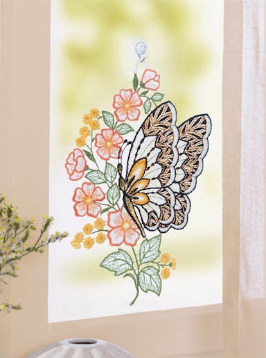 Fensterbild - papaya