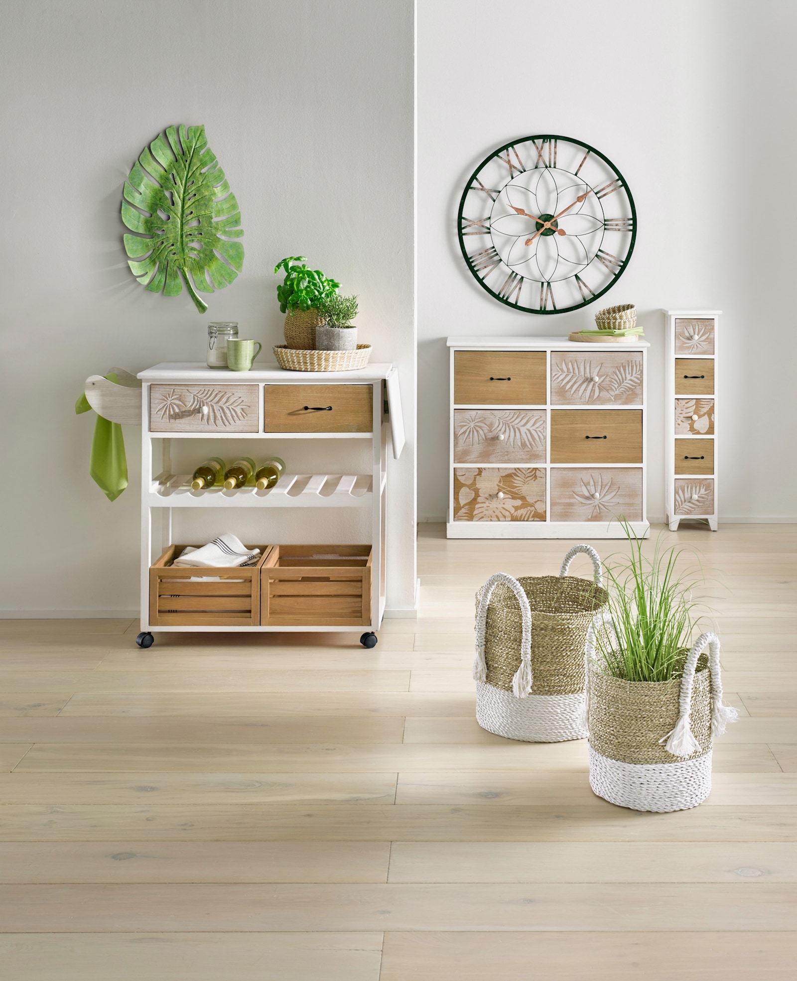 heine home Commode - blanc-naturel