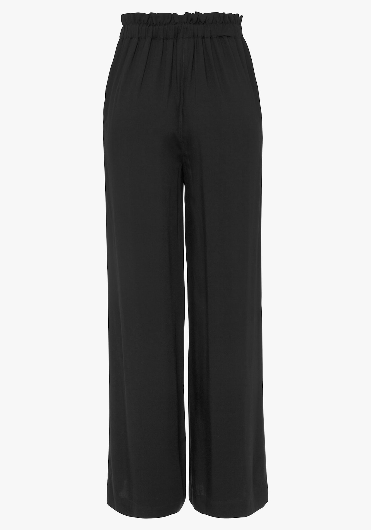 LASCANA Pantalon paperbag - noir