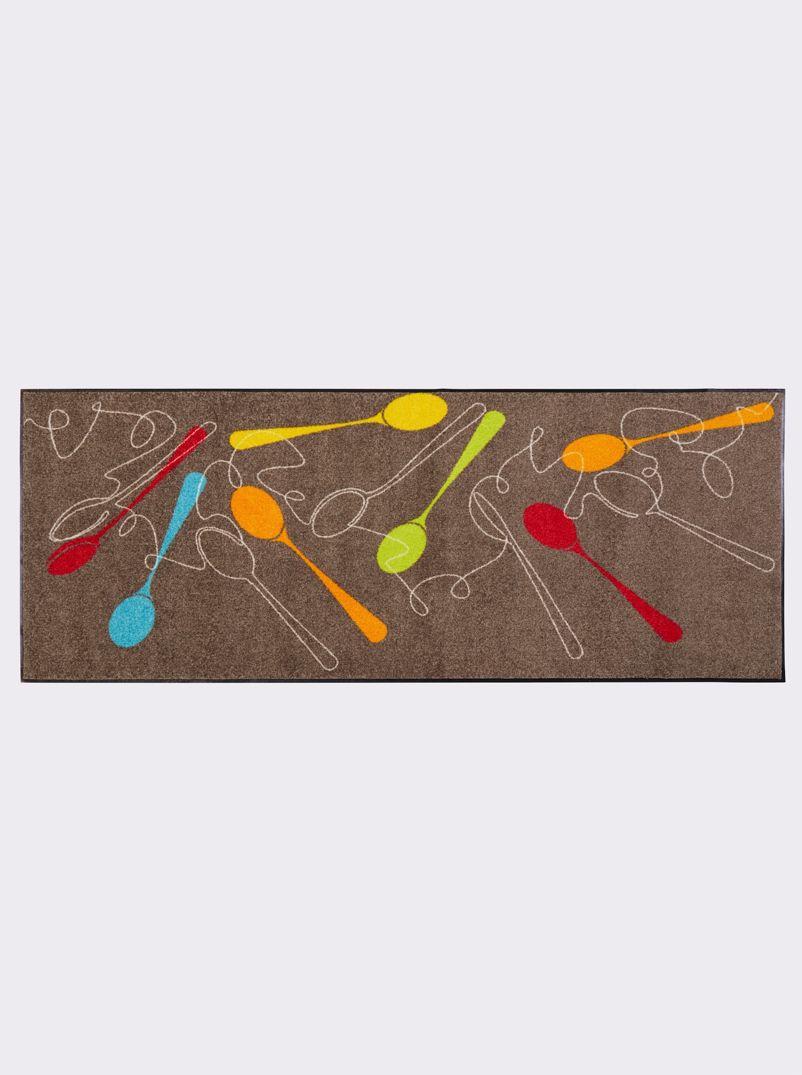 Salonloewe Fussmatte - taupe-bunt