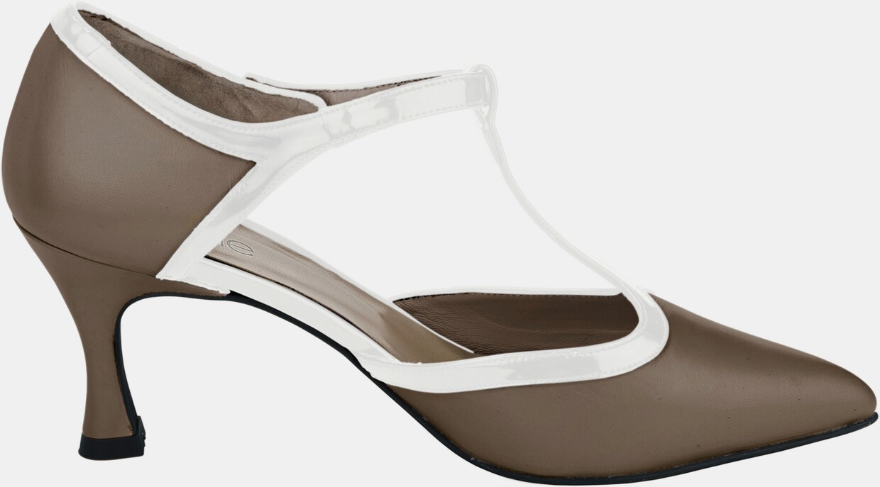 heine Pumps - taupe-weiß