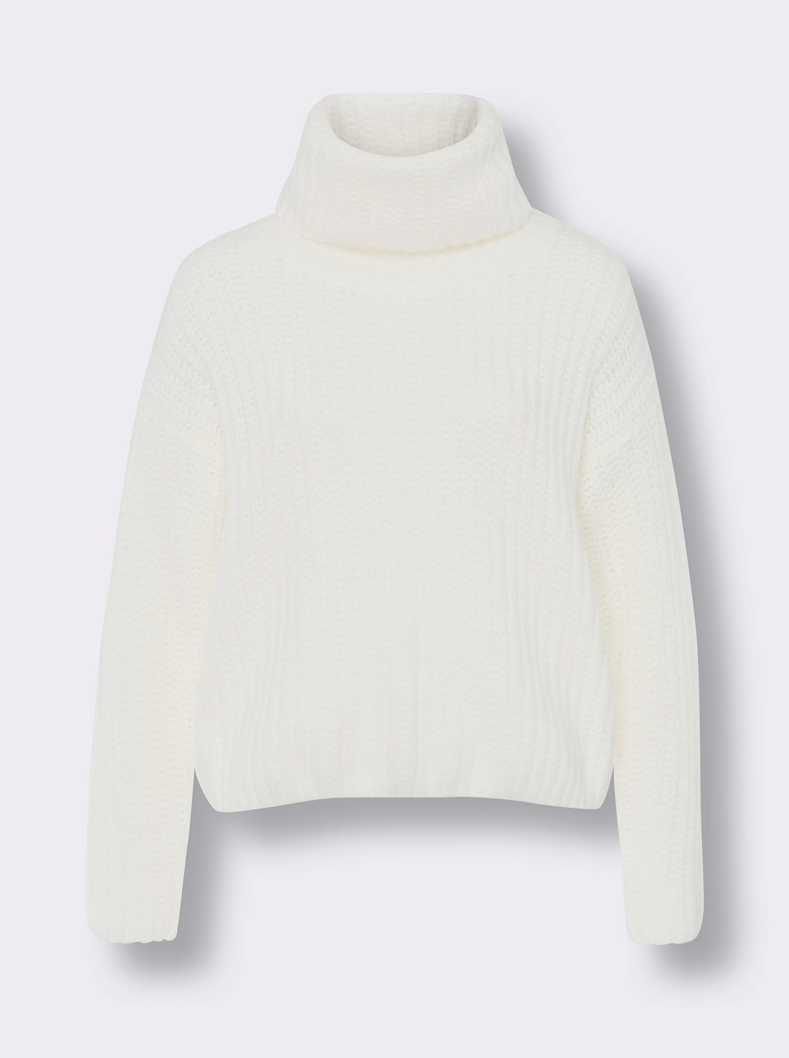 heine Rollkragenpullover im Oversized-Schnitt - ecru