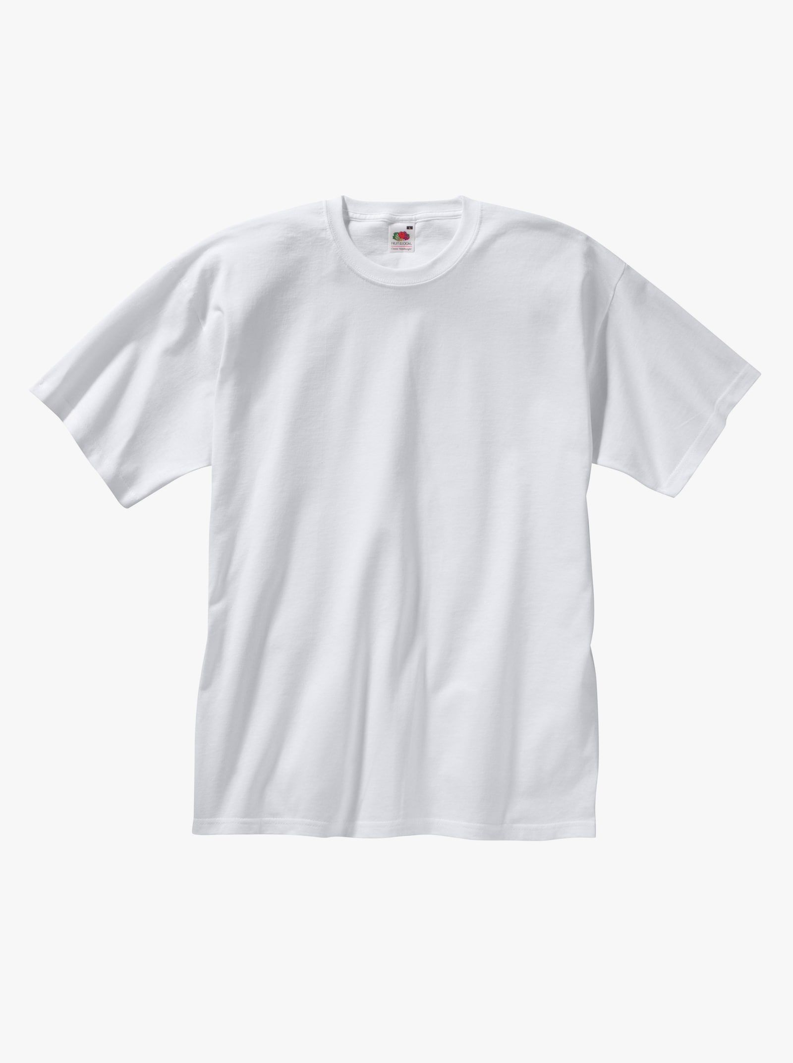 Fruit of the Loom Freizeitshirt unisex - grün + weiss