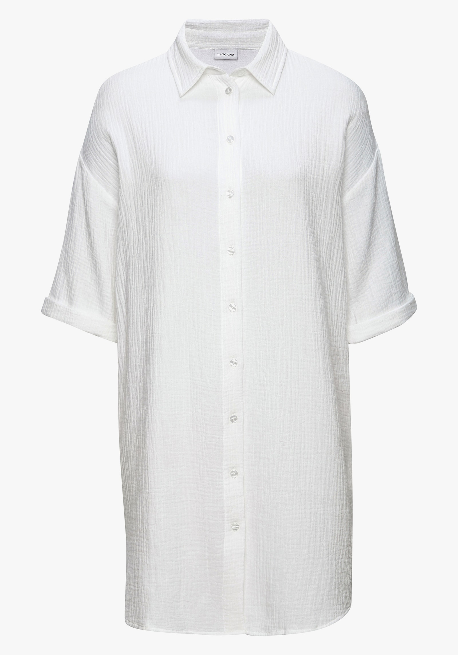 Beachtime Longbluse - weiß