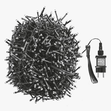 my home LED-Lichterkette - schwarz