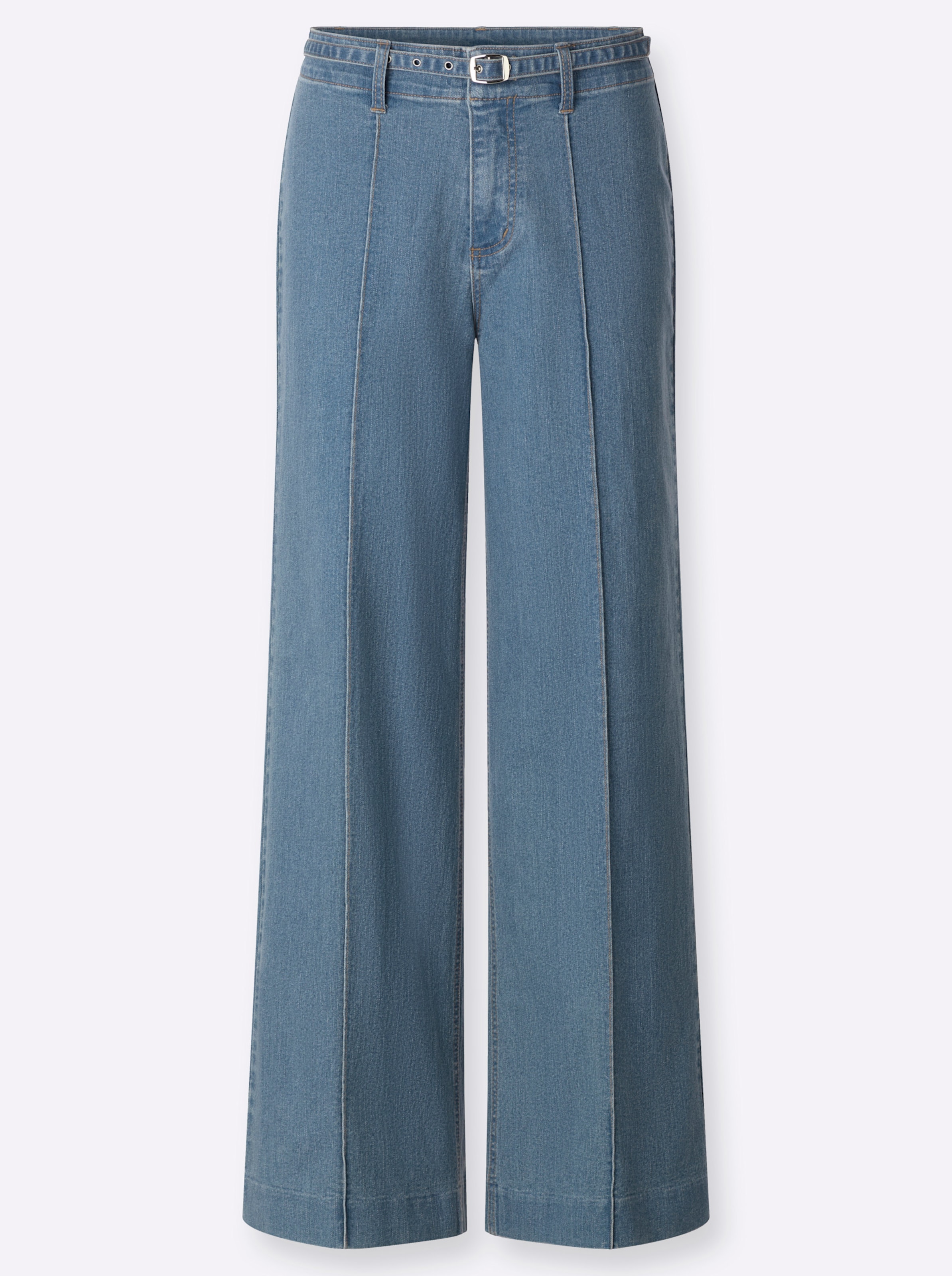 Blue-Bleached Jeans
