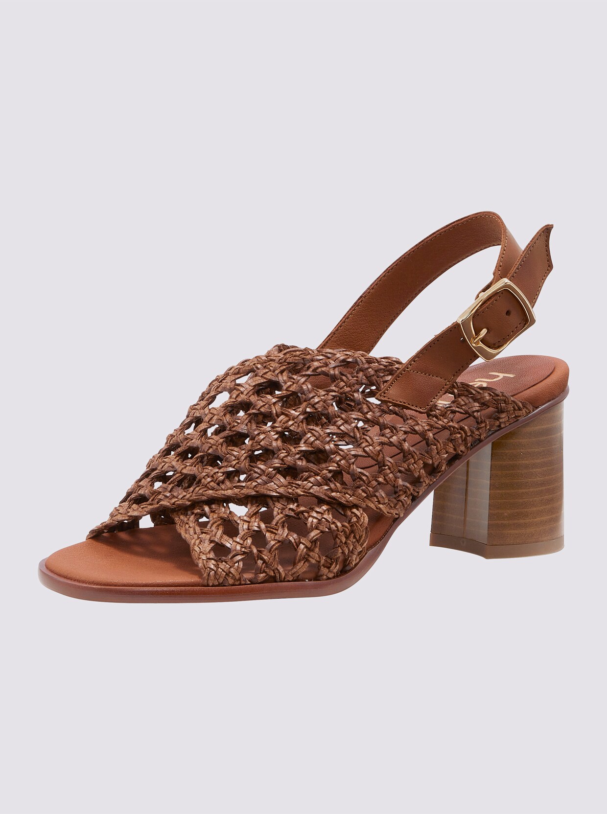 heine Sandalen - cognac