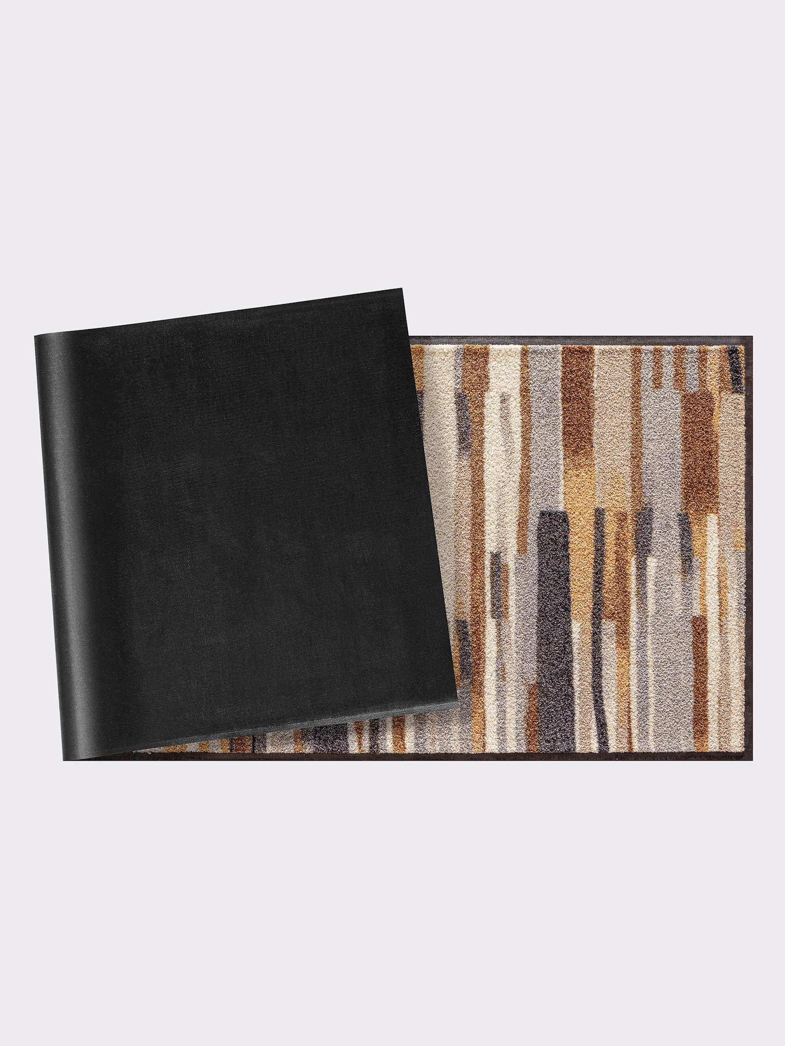 heine home Fußmatte - grau-braun