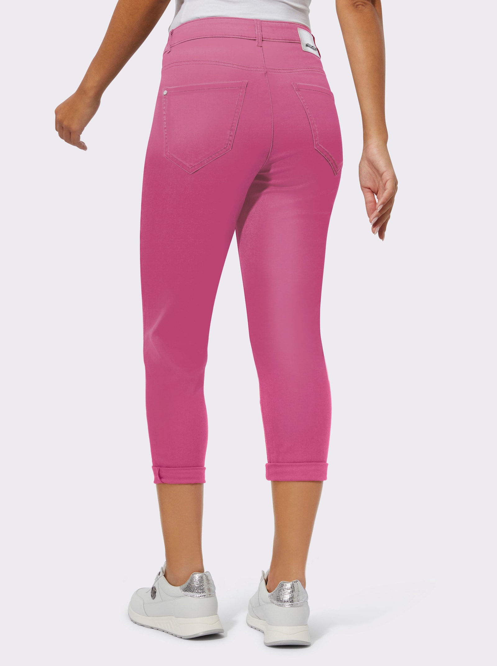 Ascari 5-Pocket-Jeans mit Push-up-Effekt - fuchsia