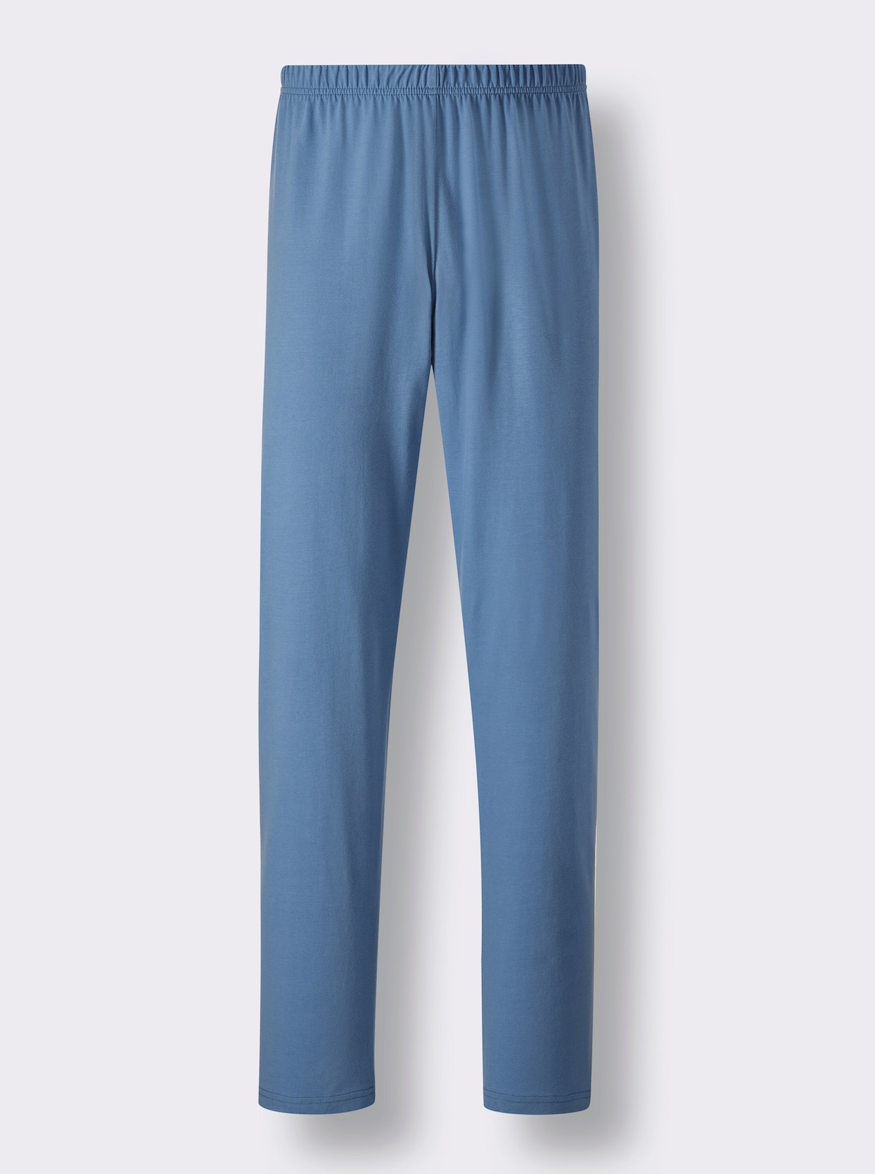 wäschepur men Pyjama - middenblauw geprint