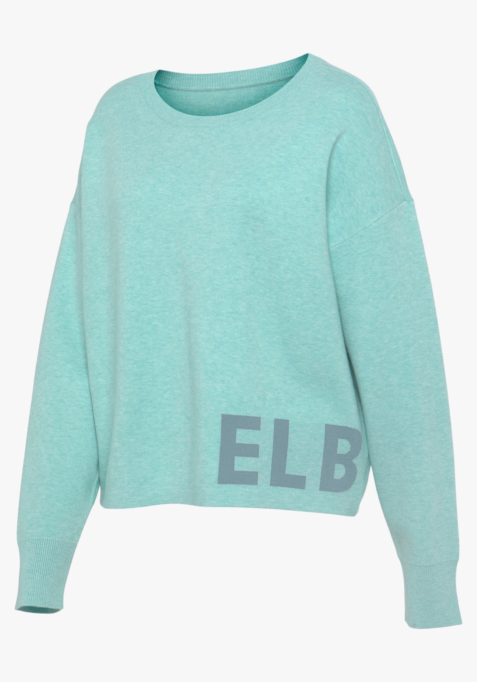 Elbsand Strickpullover - türkis