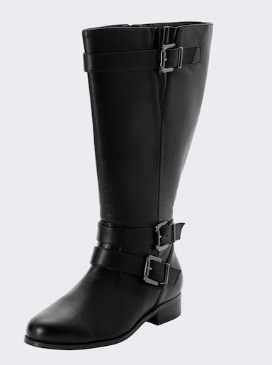 sheego Weitschaftstiefel - schwarz