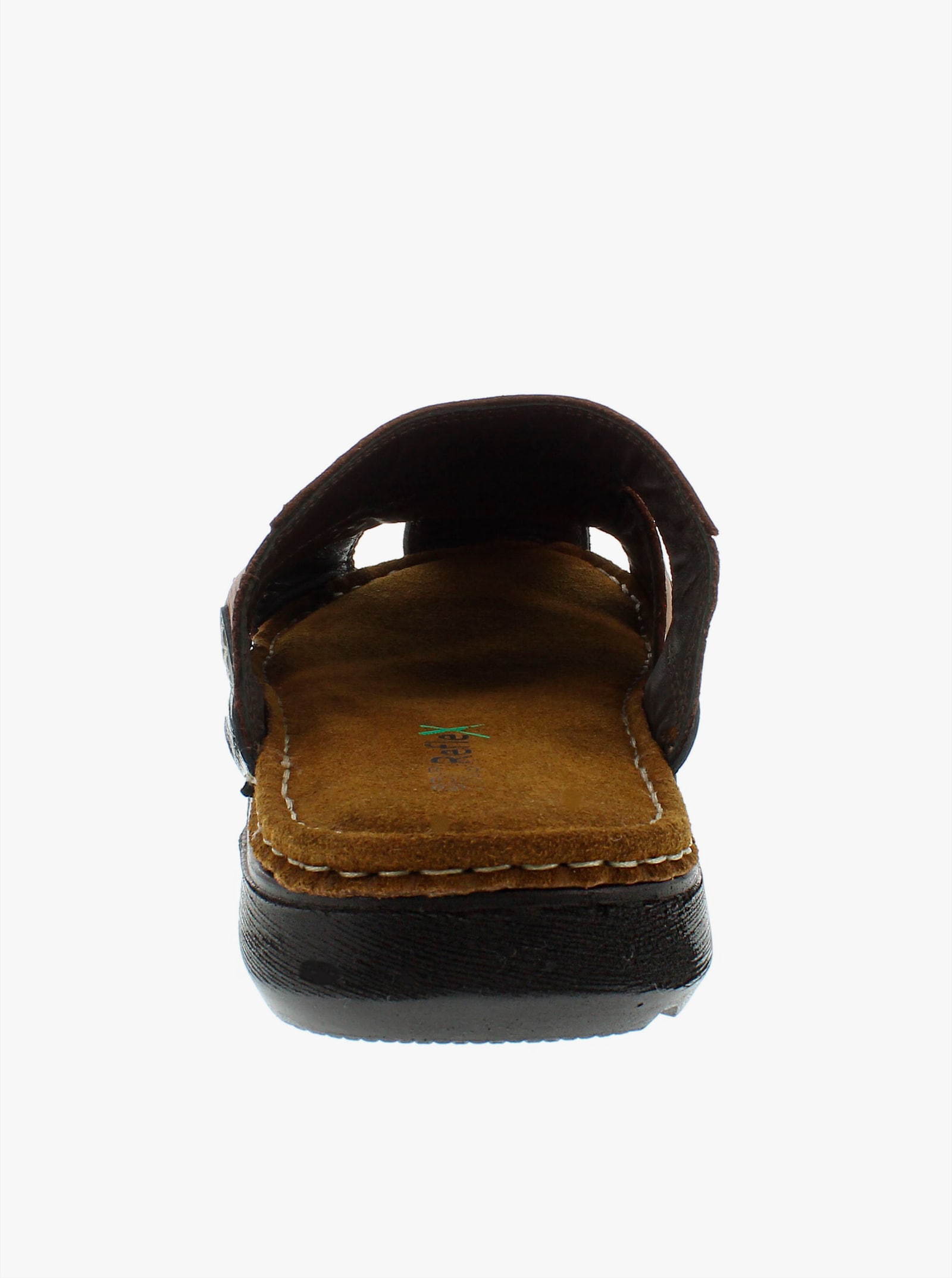 Reflexan Clog in aufwendiger Verarbeitung - cognac