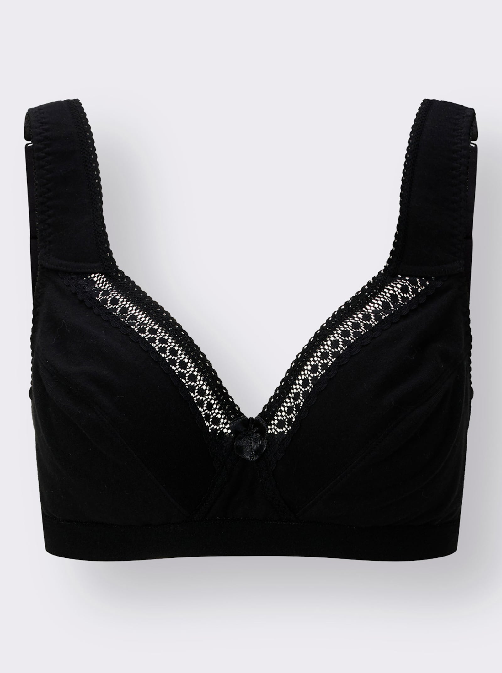 Speidel BH ohne Bügel mit gepolsterten Trägern - schwarz