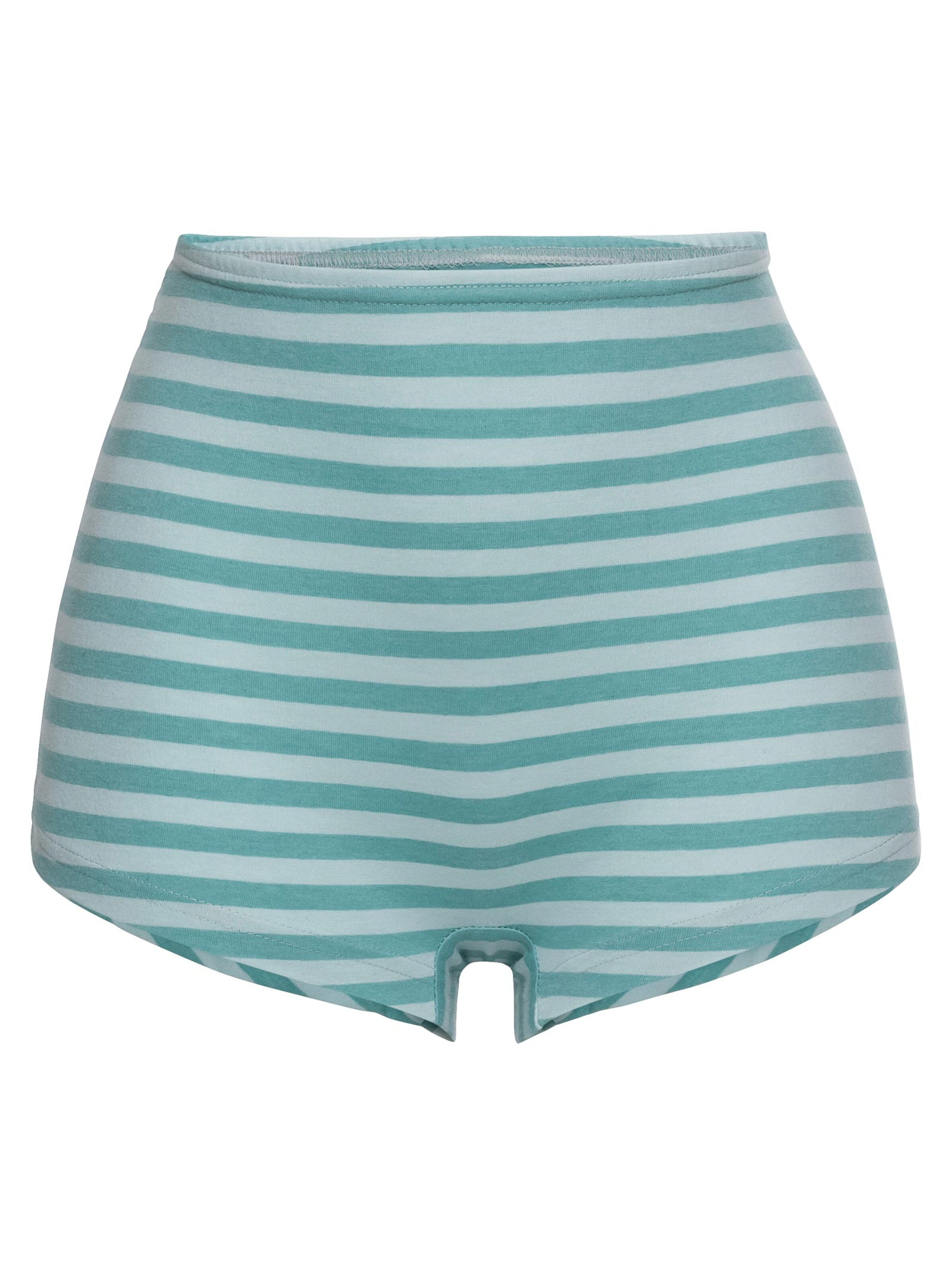 wäschepur Pants - mint-geringelt