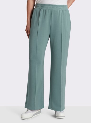 Jerseyhose in weich fließender Qualität - jade