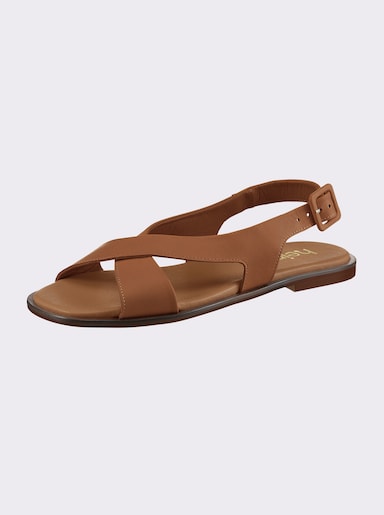 heine Sandale - cognac