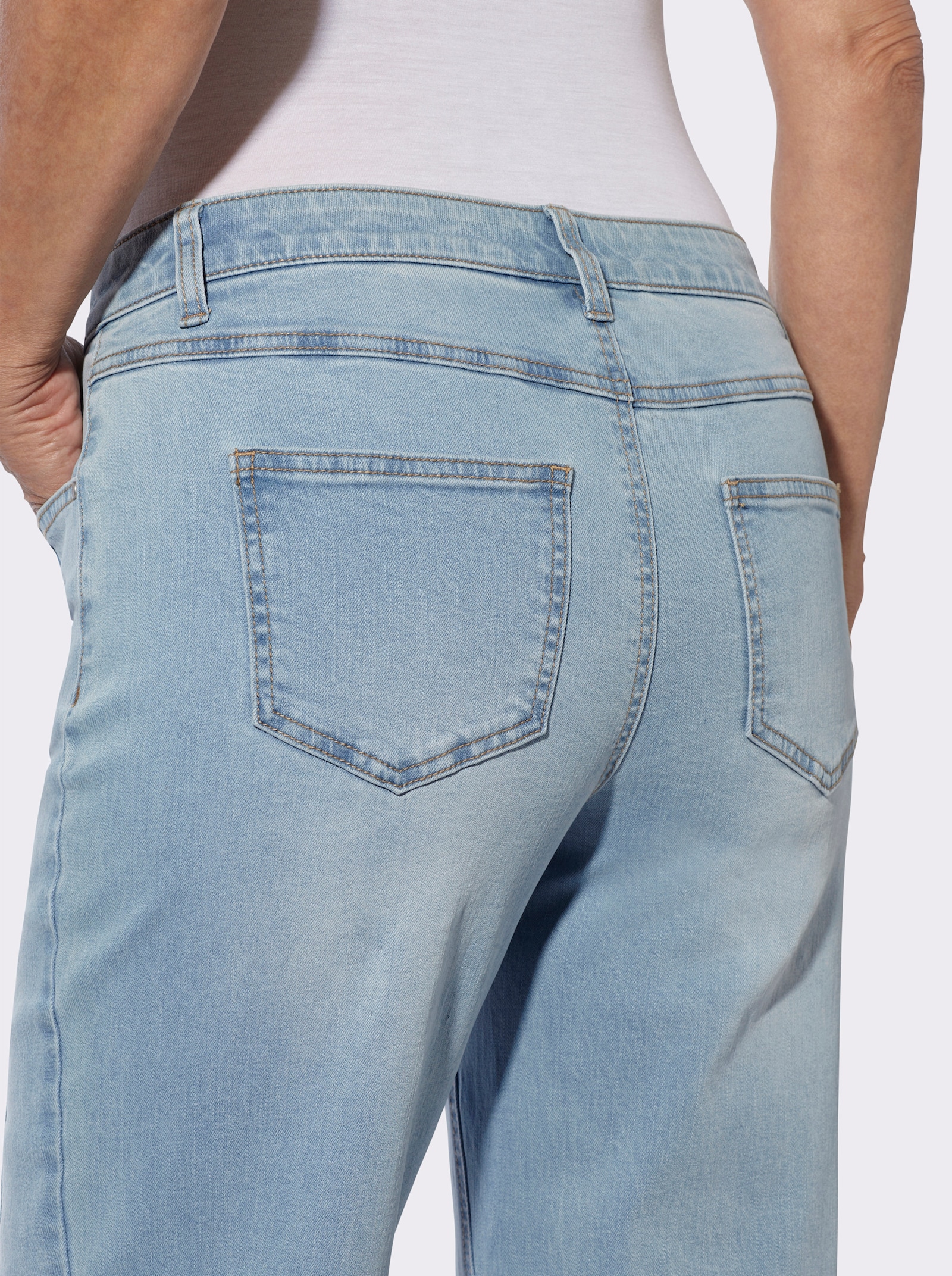 5-Pocket-Jeans in Stretch-Qualität - blue-bleached