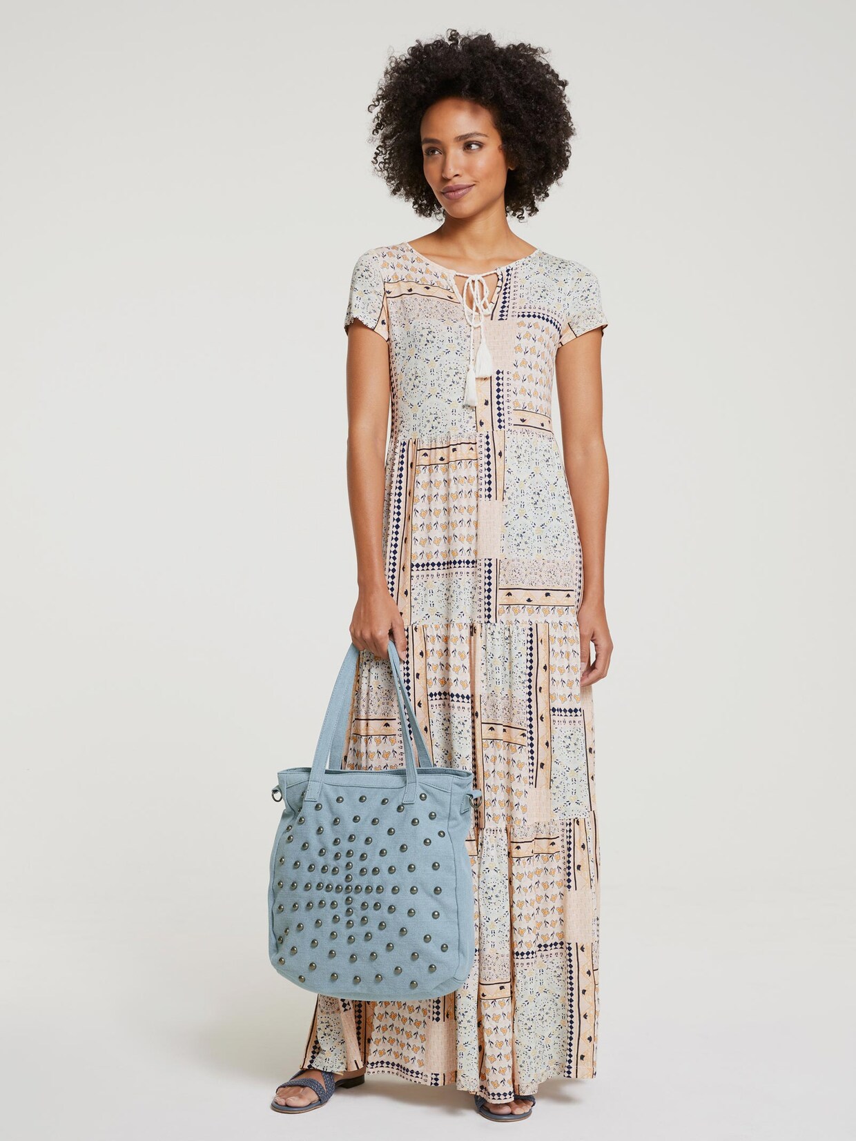 Linea Tesini Druck-Kleid - bunt