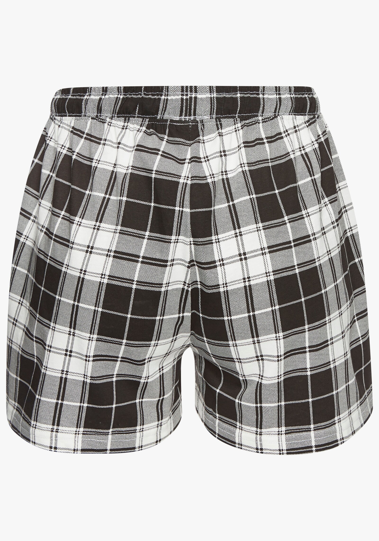 Vivance Dreams Pyjamashorts - schwarz-weiss-gemustert