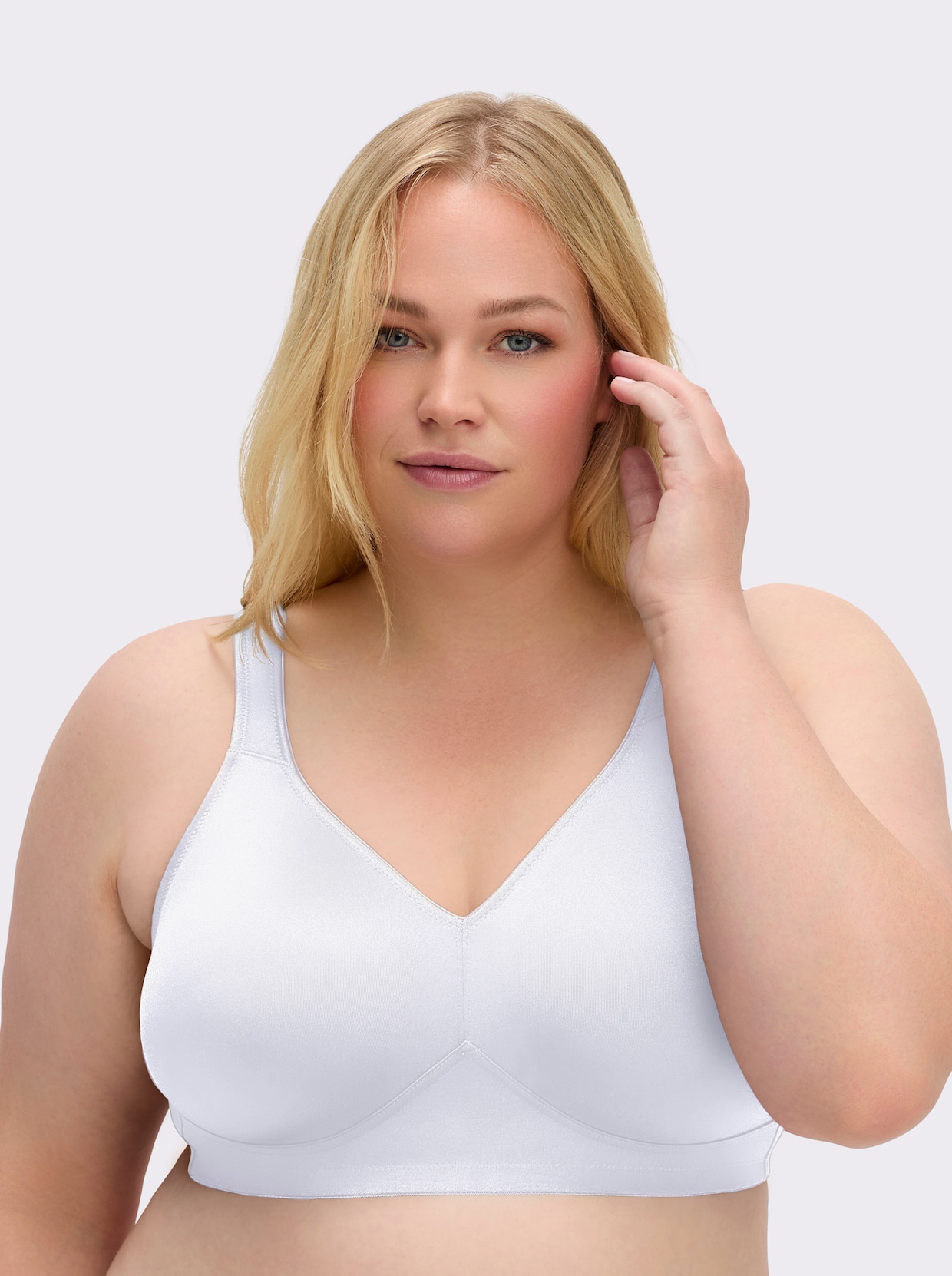 Speidel Komfort-BH ohne Bügel 2-lagigen Cups - weiß