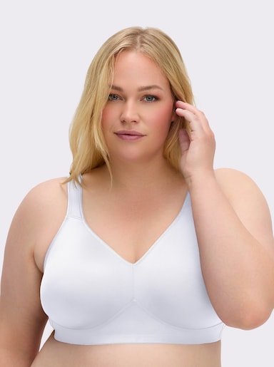 Speidel Komfort-BH ohne Bügel 2-lagigen Cups - weiß