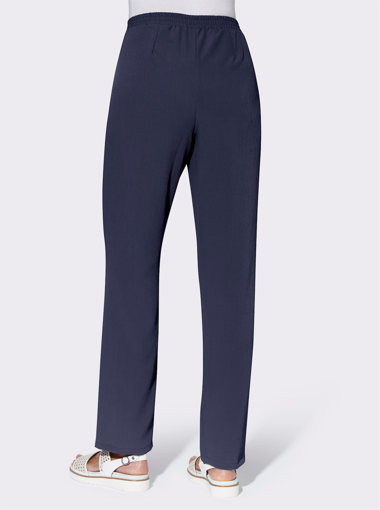 Pantalon - bleu nuit + bleu nuit-blanc imprimé