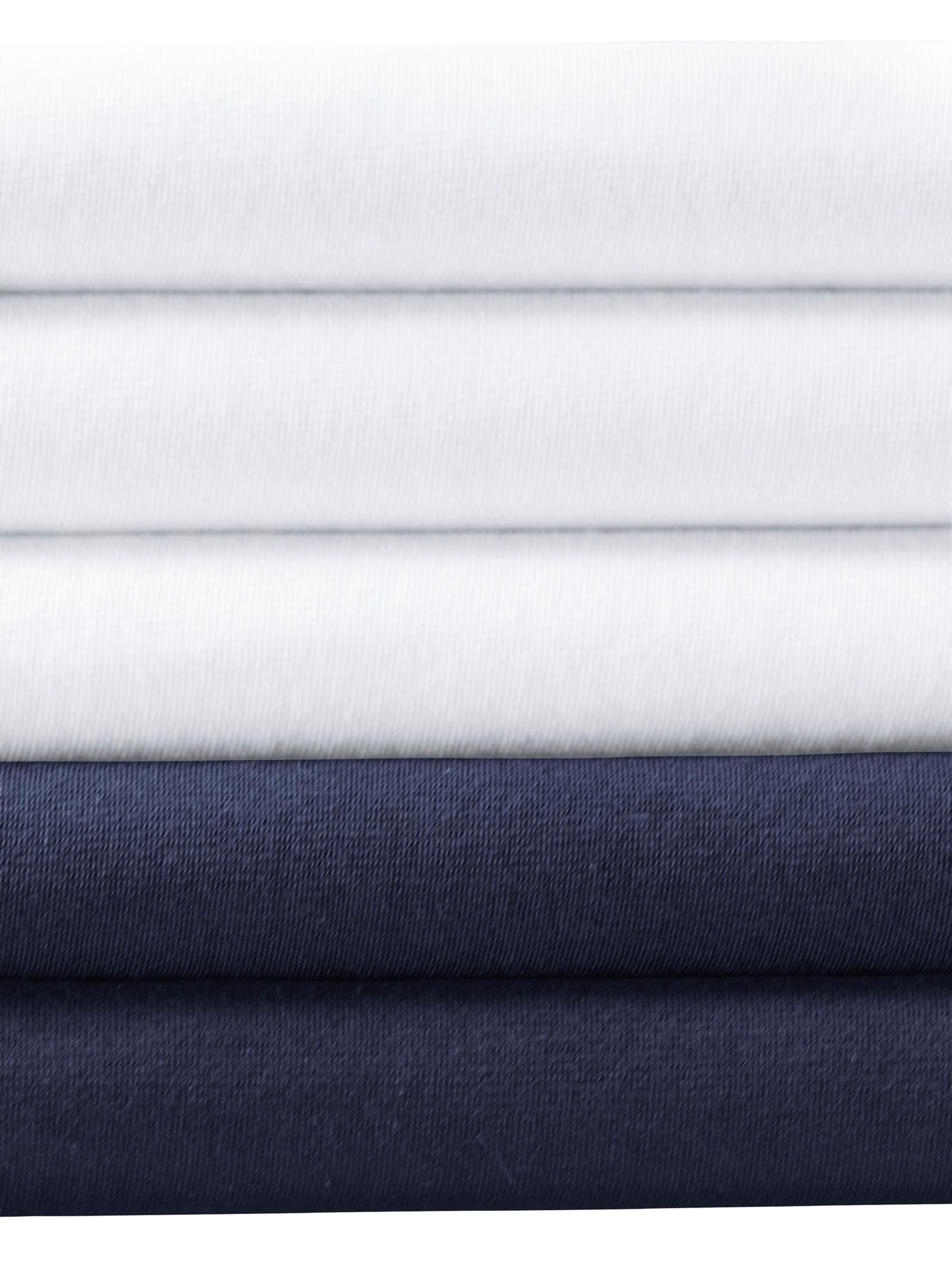 KINGsCLUB Pants - 3x weiß + 2x marine