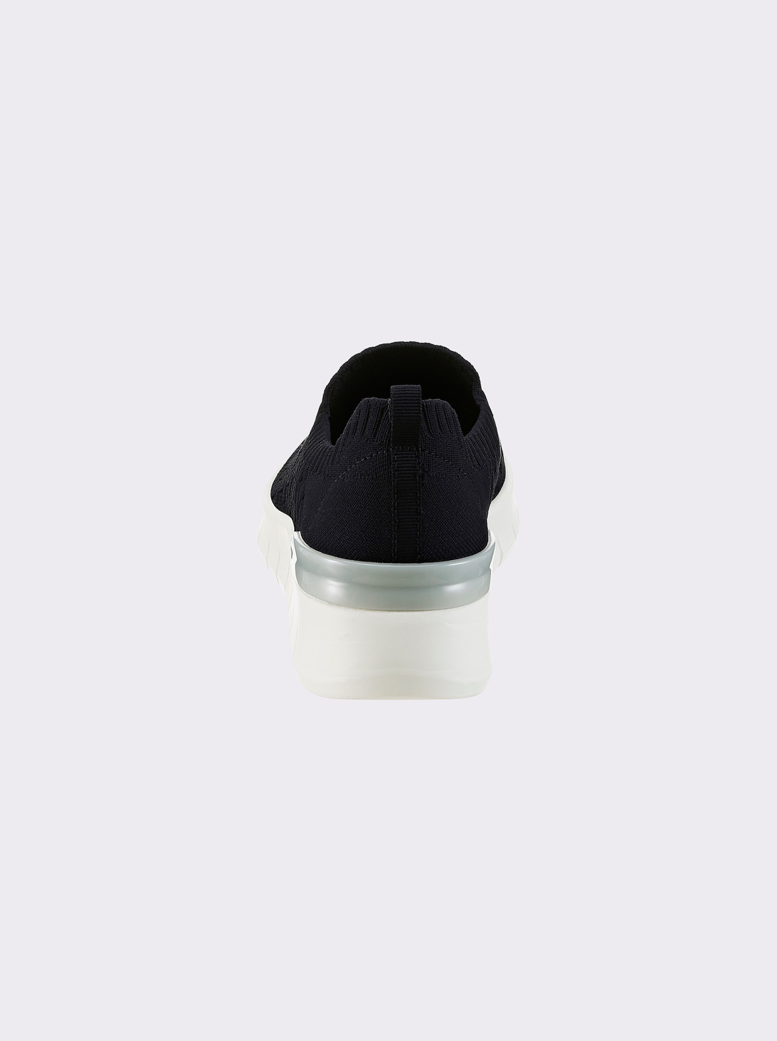 airsoft modern+ Slipper aus Mesh-Strick - dunkelblau