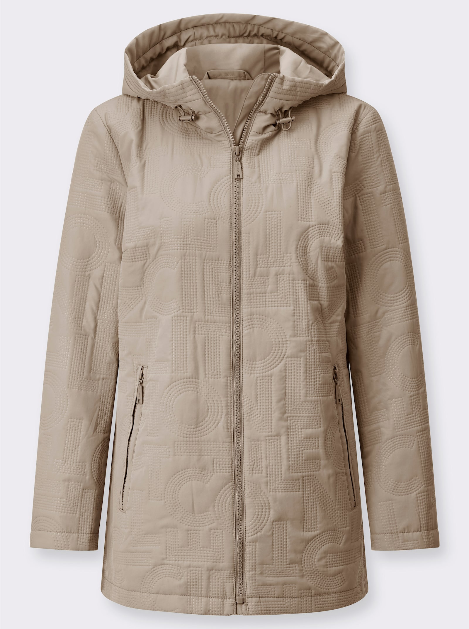 Bunda s ľahkým vatovaním - béžová