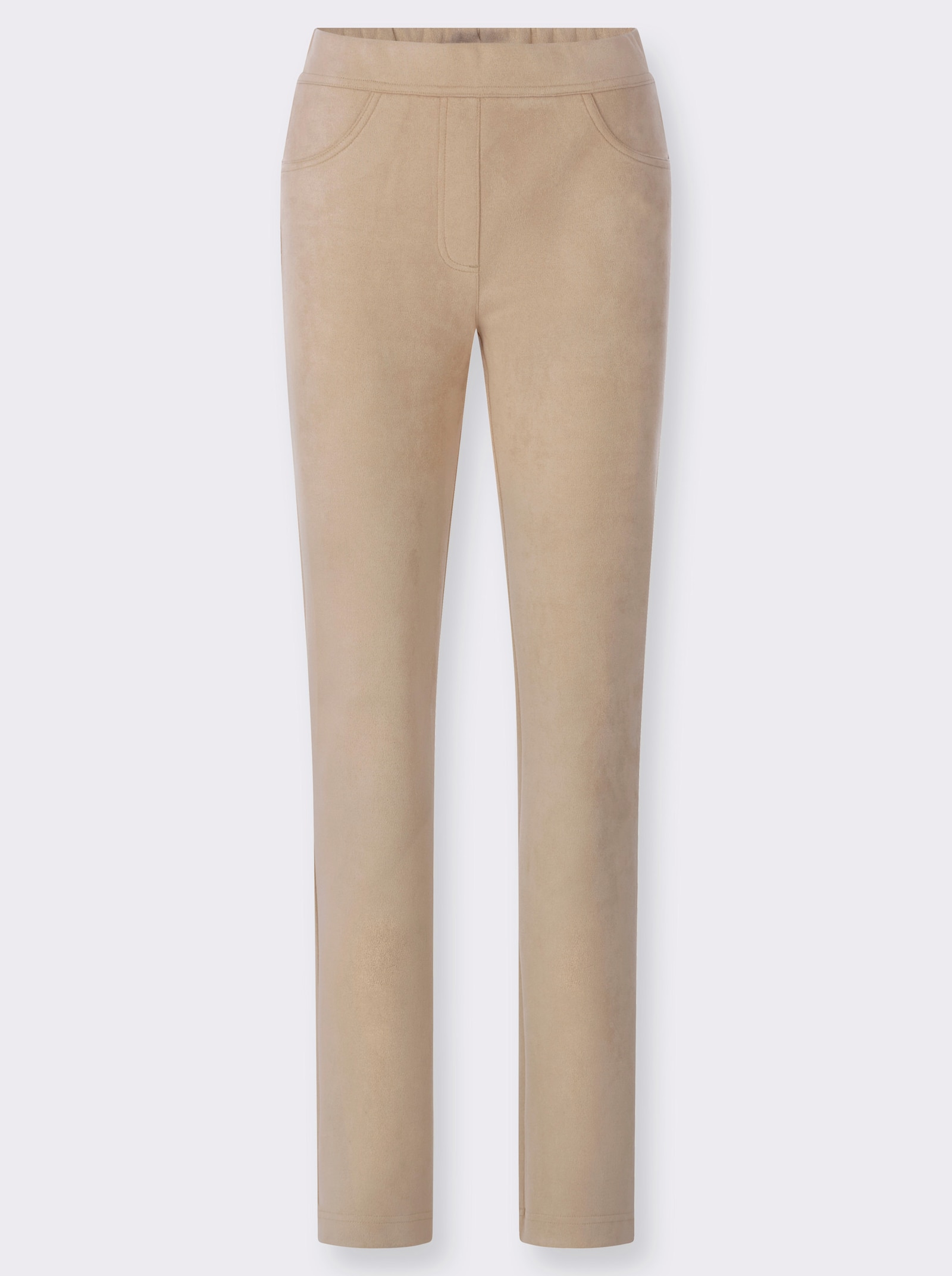 heine Stretch-Hose mit Dehnbund hinten - beige