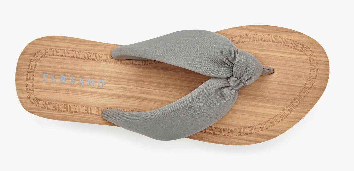 Elbsand Badslippers - grijs/groen